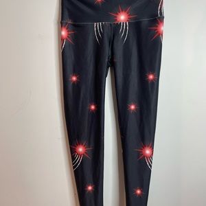 Black And Red Yoga Pants Great Leggings Size Medium